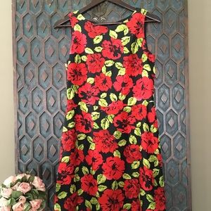 Talbots silk lined A shape dress
